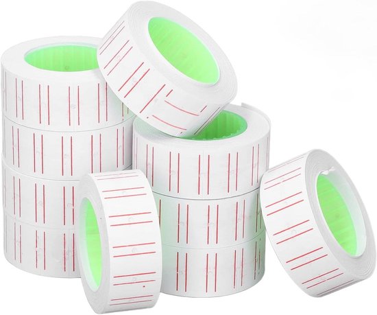 15000 étiquettes autocollants de prix, papier d'étiquettes de machine
