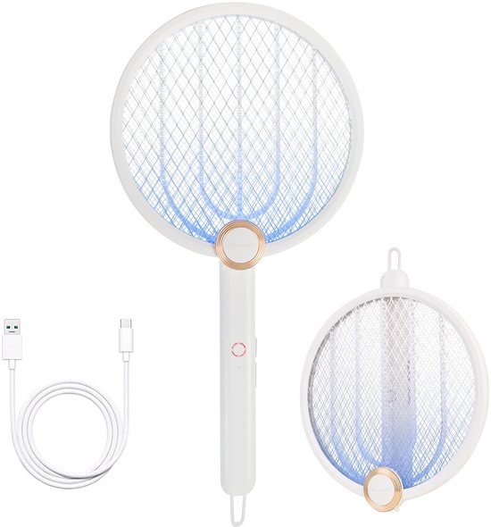 Elektrische vliegenmepper – Oplaadbare insectenverdelger – Muggenmepper ...