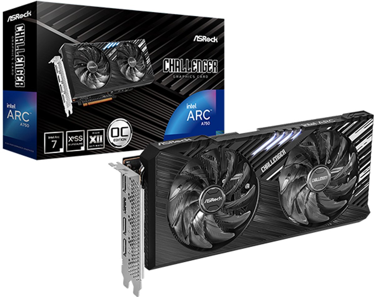 Asrock A750 CL SE 8GO Intel Arc A750 8 GB GDDR6