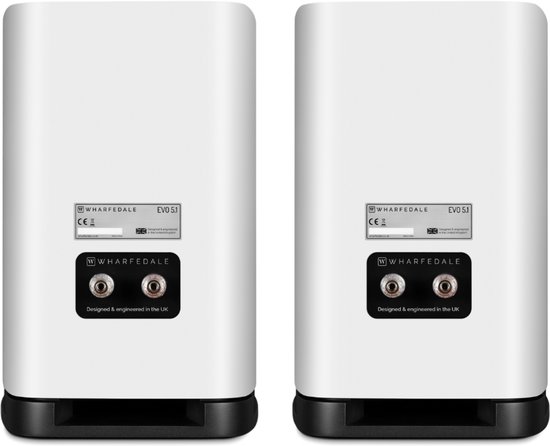 Wharfedale EVO 5.1 Boekenplank Speakers - Hifi Stereo Set - Passieve Speaker - 2-Weg Luidsprekers - Wit van Merkloos — afbeelding 3