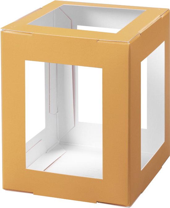 Vellenpatroon voor mini-lampionnen, 100 x 100 x 120 mm, zwart — afbeelding 3