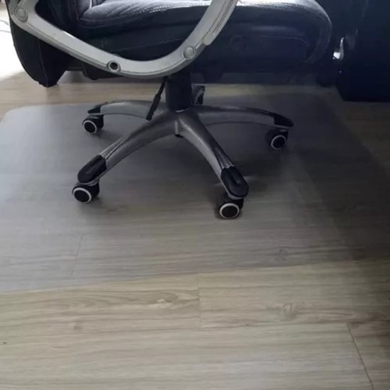 Vloerbeschermer - Bureaustoelmat PVC - Voor Harde Vloeren - 90x130cm - Transparant