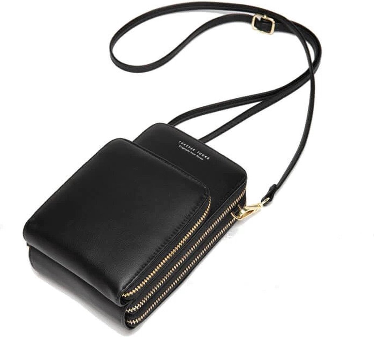 Multifunctioneel Een schouder Dames Telefoontas - Zwart