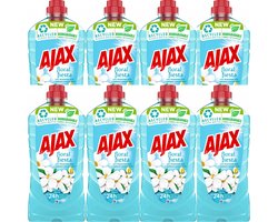 Ajax Allesreiniger – Jasmijn - 8x1000ml - Voordeelverpakking