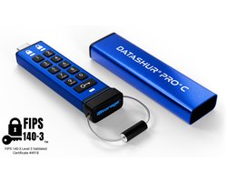 iStorage datAshur PRO+C - USB Stick - USB3 - 256-bit - 512GB