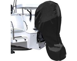 Volledige buitenboordmotor cover - Waterdichte 420D boot motorhoezen - Voor motor 20-30 HP - stofkap - dust cover - Zwart