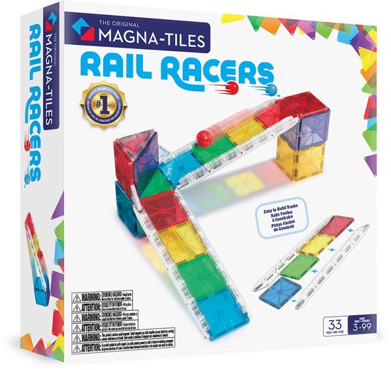 Magna-Tiles Rail Racers