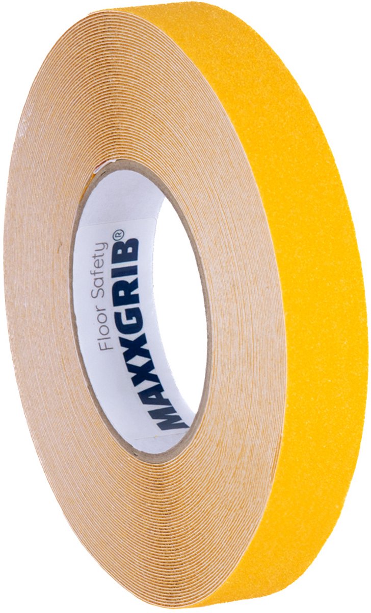Maxxgrib Anti-slip tape 25mm x 18,3m Geel