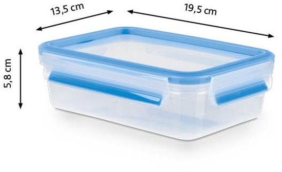 EMSA Clip & Close Fresh keeper - 0,8 l - transparent