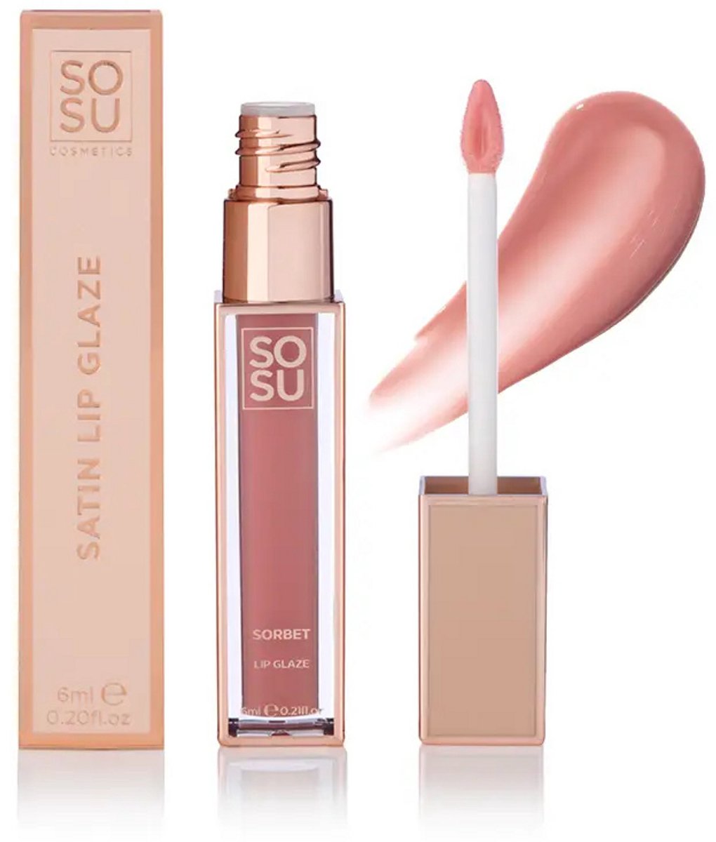 Sosu | Shimmer Lip Glaze Sorbet - 6ml - Vegan