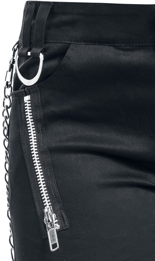 Jean noir Gothicana à fermeture éclair - Femme - W32L34