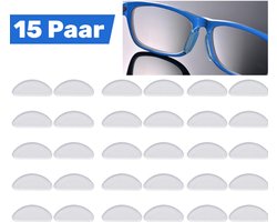 Top 10 Brilaccessoires voor Comfort en Stabiliteit 2026: Transparante zelfklevende siliconen neuspads 15 paar