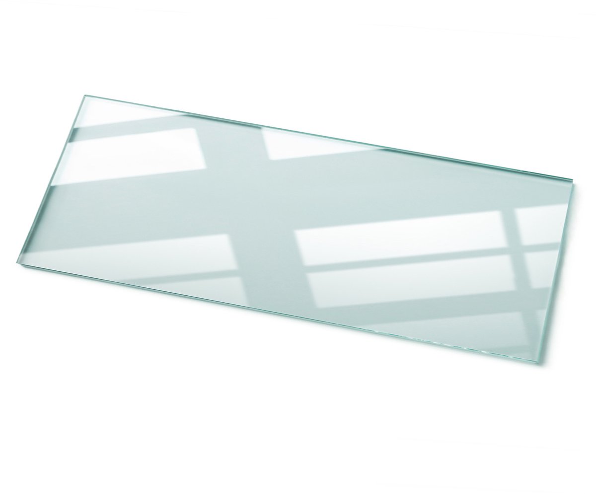 TULUP Tafelblad Glas - Veiligheidsglas - 125 cm x 50 cm - Transparant Veiligheidsglas - Rechthoekig Tafelblad Glas - Glazen Tafelblad voor Tuin of Terrastafels - Gehard Glas Transparant Rechthoekig
