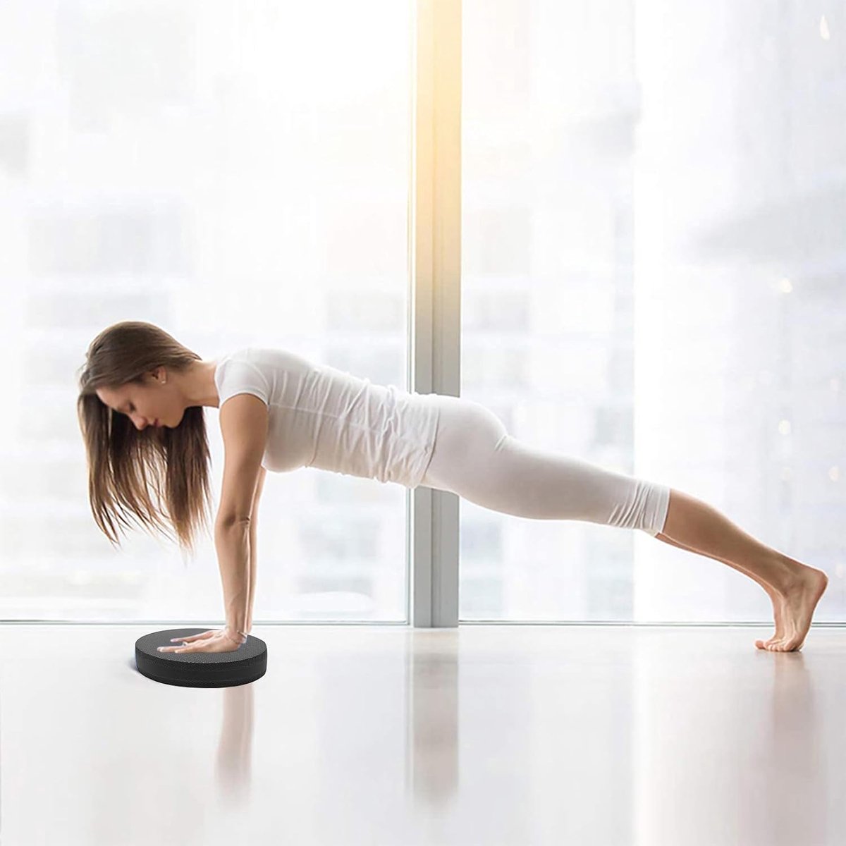 ZIZOUS Balance Pad XL - Coussin D'équilibre De Qualité Supérieure Pour Exercices D'équilibre - Coussin D'équilibre Antidérapant Pour Physiothérapie, Yoga, Pilates - Coussin D'équilibre Robuste Avec