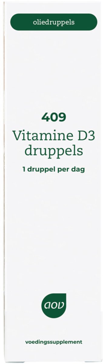 AOV 409 Vitamine D3 druppels - 2 x 15 ml - Voordeelverpakking