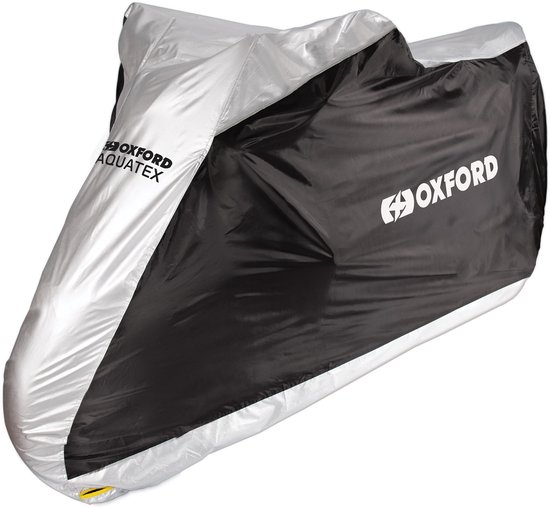 Oxford Aquatex Motorhoes - Scooterhoes - CV204- Oxford Waterdicht - Inclusief Opbergtas - Gesealde Naden - Voor Binnen en Buiten – Universeel - Maat L - 246 x 104 x 127cm (l x b x h)
