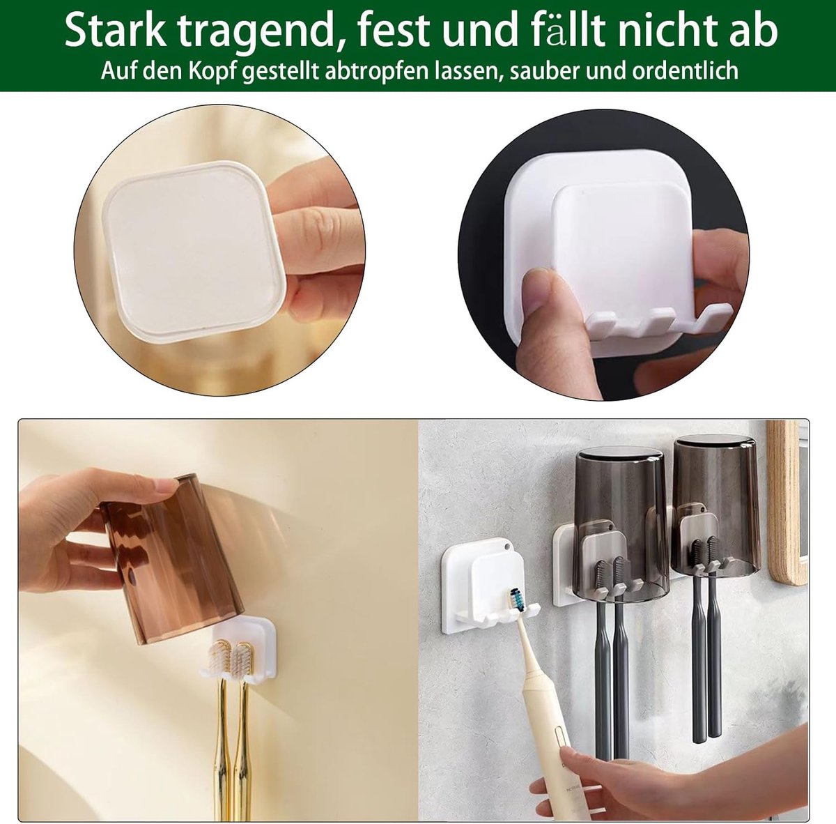 8 Stuks Grappige Douche Tandenborstelhouder Zuignap Haken Geen Boren Tandenborstelhouder Wandmontage Tandenborstelhouder Scheermeshouder Utility Zuighaak Voor Badkamer Wasruimte