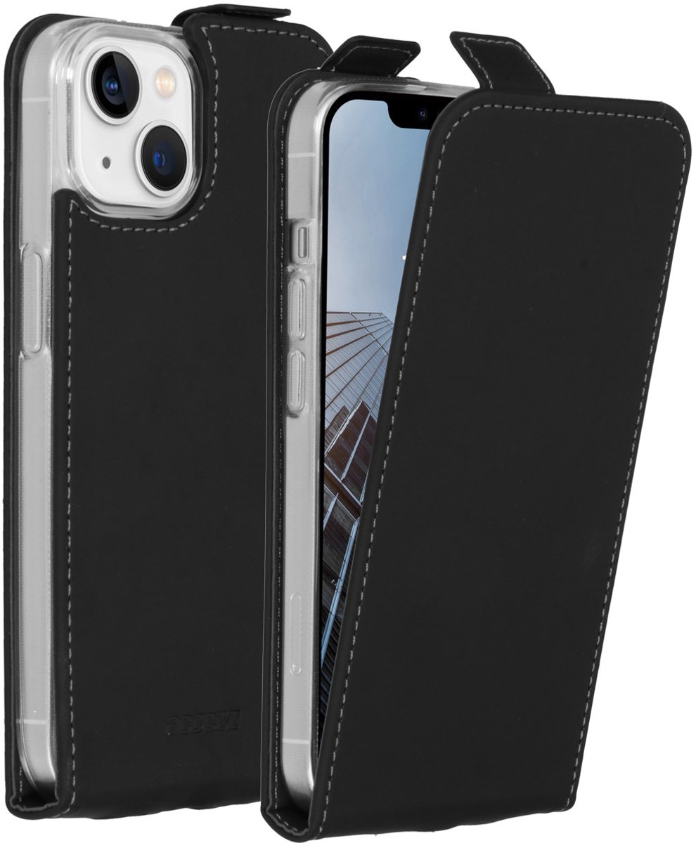 Accezz Flipcase iPhone 14 hoesje - Zwart