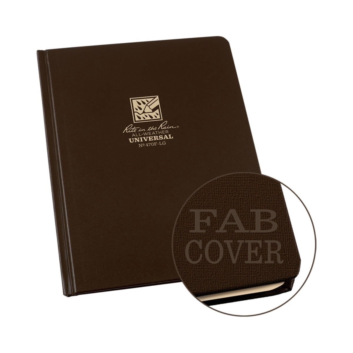 Rite in the Rain Hard Cover Book 17x22cm - Bruin