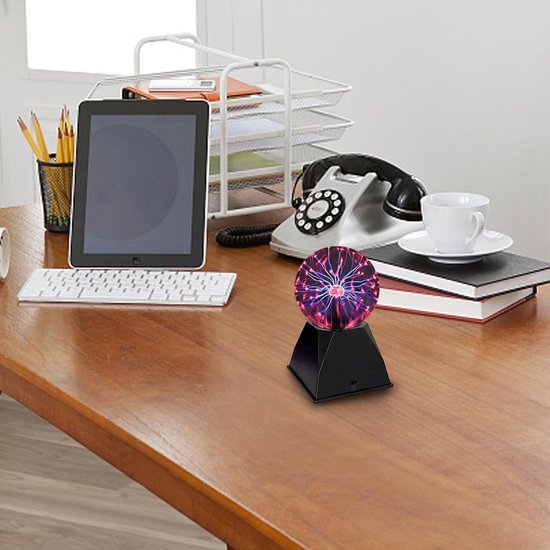 RFWR® Interactie Plasma Lamp - Creatieve Decoratieve Bureaulamp met Geluid en Aanraaksensor — afbeelding 2