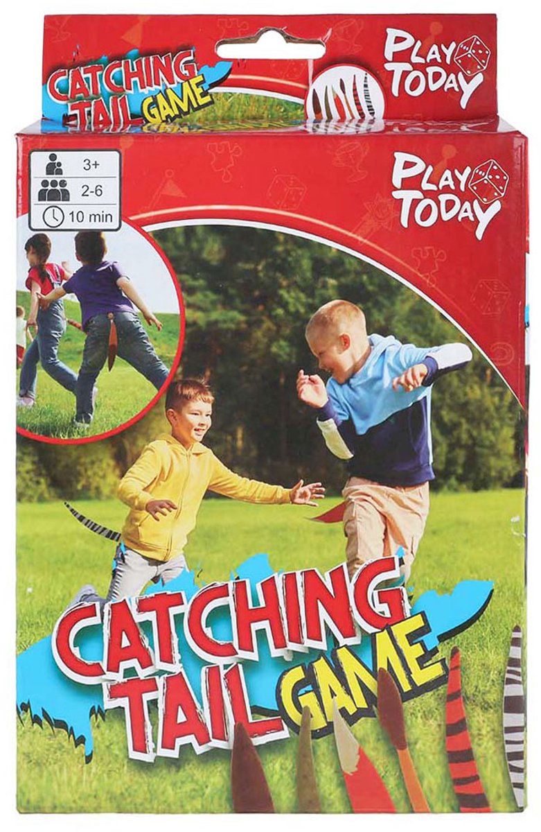 Dierenstaarten tikkertje speelgoed - Play ToDay - 6 staarten voor kinderen.