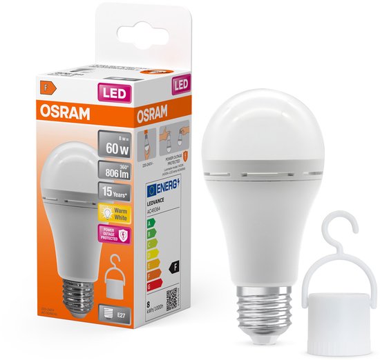 Osram LED lamp E27 | Globe G95 | Vintage 1906 | Smoke | 1800K | Dimbaar 11W (42W) Osram