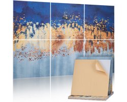 Set Van 6 Akoestische Panelen 1800x1200x10 mm, Zelfklevende Wandpanelen voor Geluidsisolatie En Geluidsabsorptie, Ideaal voor Woningen, Kantoren, Studio'S, Speelkamers, Theaters Of Als Decoratief Element