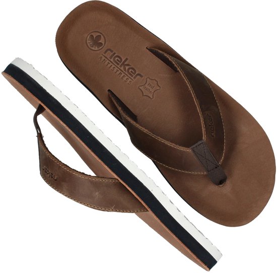 Rieker 21061 Men's Spring Summer Slippers, Blue : Rieker