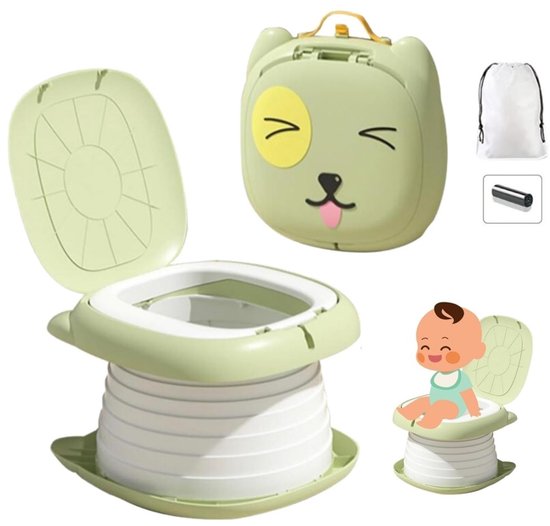 Opvouwbaar potje voor thuis en onderweg - Toilettrainer kopen? | Korting tot 15