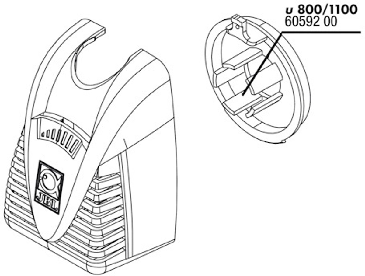 JBL ProFlow Beschermrooster + Regulering U800/1100