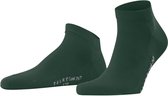 FALKE Cool 24/7 kort eenkleurig katoen sneakersokken enkelsokken heren groen - maat 43-44