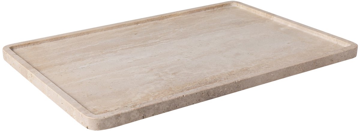 Servierplatte Manufacture Travertine 40,5 x 28,2 cm