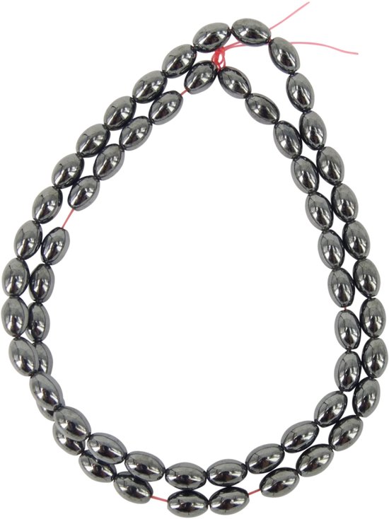 Ruben Robijn Hematiet Kralen Streng 6 mm