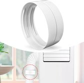 Koppelstuk Mobiele Airco Afvoerslang - Ø150mm - Slangverlenging - Goed afdichtingseffect - Afvoerslang adapter raam voor Ø 150 mm airconditioningsslang accessoires - Eenvoudig te installeren