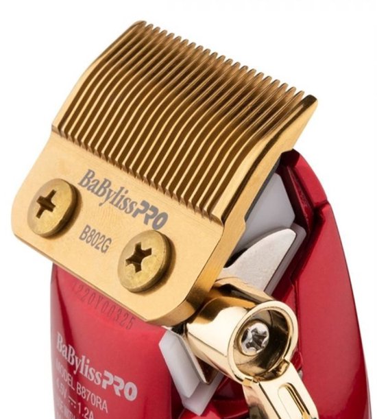 BaByliss PRO Red FX Tondeuse - Ferrari Motor - Japans staal