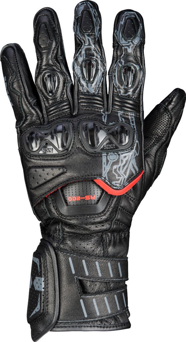 IXS RS-200 3.0 Zwart Handschoenen - Handschoen