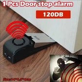 Bol.com Draadloos Deuralarm 120dB – Deur Stopper met Alarm | Anti-Inbraak Beveiligingssysteem voor Deur – Draagbaar Alarm voor T... aanbieding