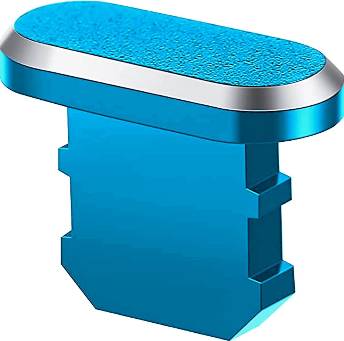 Ulanax® | Anti-stof plug voor in oplaadpoort - Anti-dust - Geschikt voor lightning poort - Blauw - 1 stuk