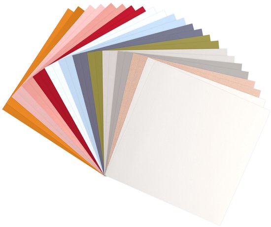 Florence Cardstock - Multipack Scandinavisch - 30,5 x 30,5 cm - 24 vellen - Glad - 216 g