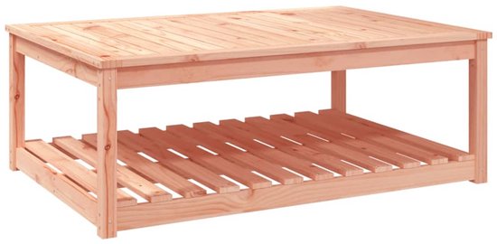 Tuintafel 82,5x50,5x45 cm massief grenenhout grijs