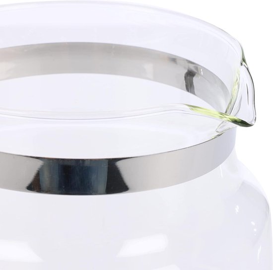 Nedis KACM100CPBN Caraffa In Vetro Di Ricambio 1,2 L Per Moccamaster | Con Coperchio Trasparente | Compatibile K, KB, 741, Excellent 10S