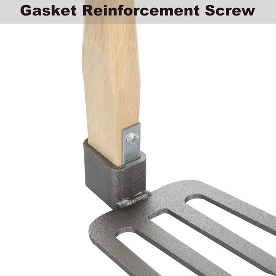 2 stuks (1 stuk tuinschoffel, 1 stuk tuinhark), schoffel, tuingereedschap met houten handvat, tuinschoffel en hark voor het losmaken, graven, wieden, zaailingen verplanten en kweken van Merkloos	 — afbeelding 4