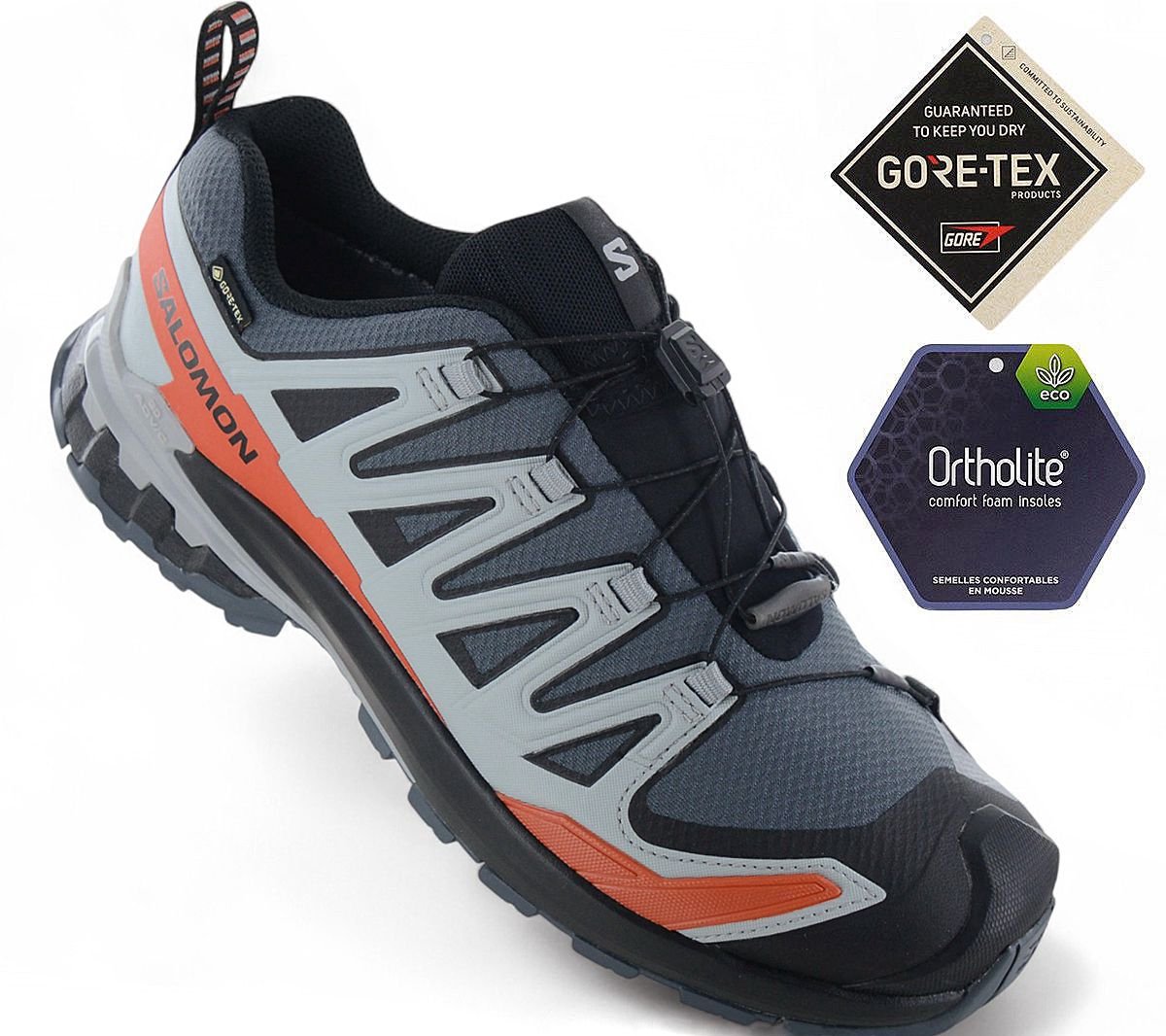 Salomon XA PRO 3D V9 GTX - GORE-TEX - Heren Wandelschoenen Trail-Running Schoenen 478175 , Maat: EU 42 2/3 UK 8.5