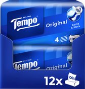 Coffret Tempo Original - mouchoirs 4 épaisseurs - 12 x 100 pièces