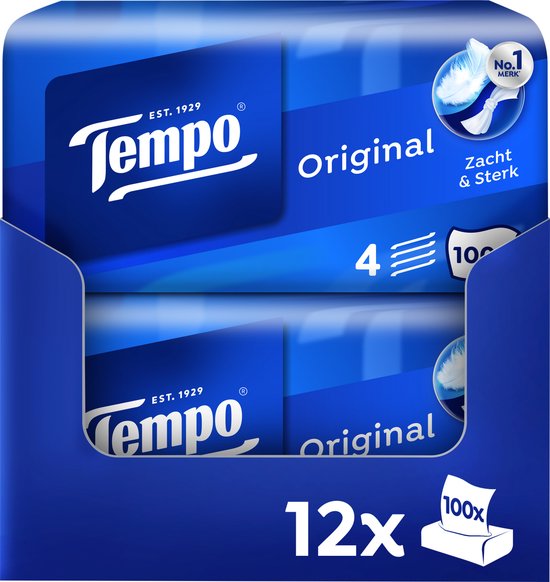 Tempo tissues Original – 12 x 100 stuks