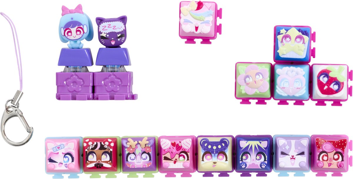 Bizak Clickeez Twin, Pack de 2 Touches Clickezz, 1 Surprise et Exclusive, Clavier Anti-Stress et