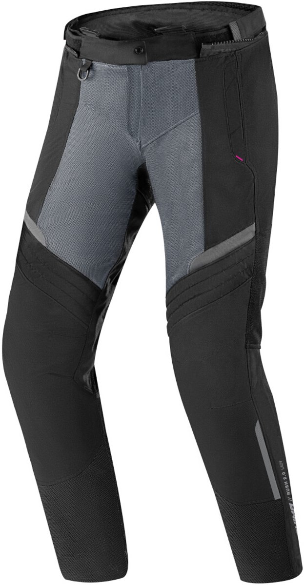 SHIMA Rush 2.0 Vented Waterproof Dames Zwart Grijs Textiele Motorbroek - Broek