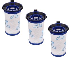 Vervangende filters - 3 stuks - geschikt voor Rowenta Air Force 360 ​​RH9051WO RH9057WO RH9059WO RH9081WO RH9086WO - geschikt voor Tefal Air Force 360 ​​stofzuiger, vervangende accessoires alternatief voor ZR009001