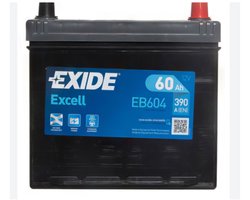 Exide Excell 12V 60Ah - Loodzuur - Startaccu - EB604