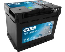 Exide EFB 12V 60Ah - Loodzuur - EFB - EL600